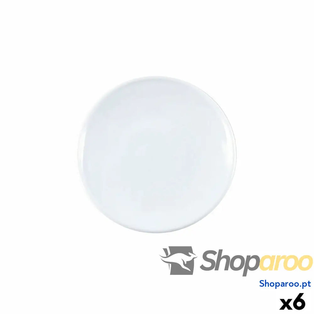 Prato de Sobremesa Bormioli Rocco Toledo Vidro 13 cm Café (6 Unidades)