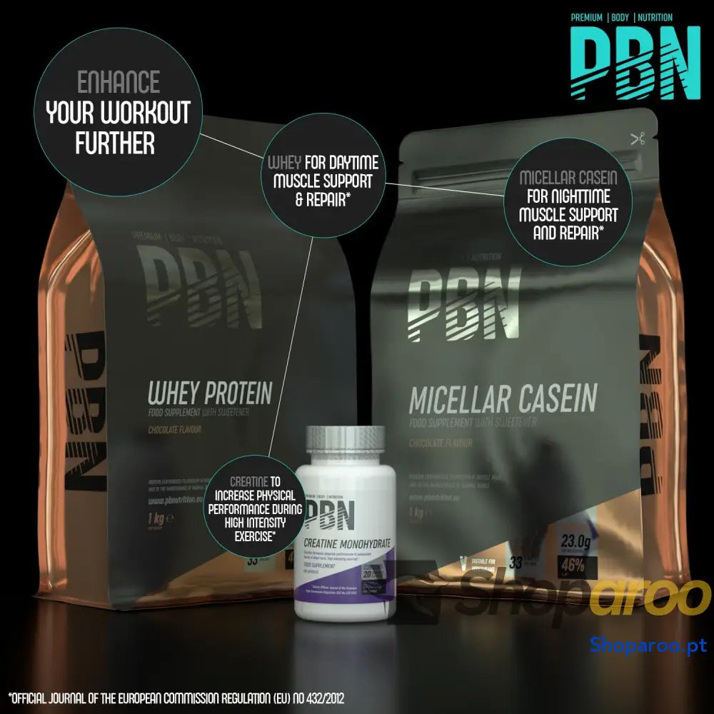 Premium Body Nutrition Caseína micelar 1 kg (embalagem de 1) sabor chocolate