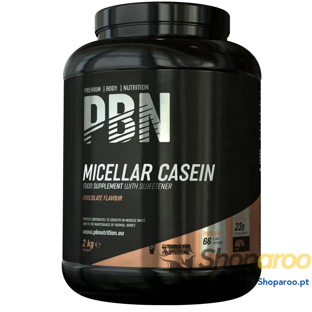 Premium Body Nutrition Caseína micelar 1 kg (embalagem de 1) sabor chocolate