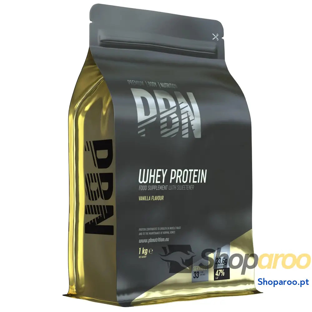Premium Body Nutrition Proteína de soro leite em pó 2,27 kg (embalagem 1) sabor banana otimizado