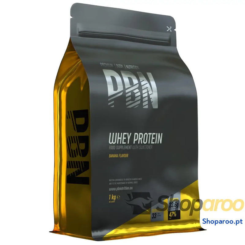 Premium Body Nutrition Proteína de soro leite em pó 2,27 kg (embalagem 1) sabor banana otimizado