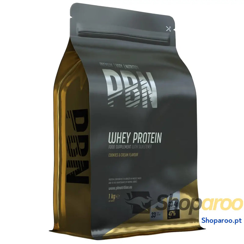 Premium Body Nutrition Proteína de soro leite em pó 2,27 kg (embalagem 1) sabor banana otimizado