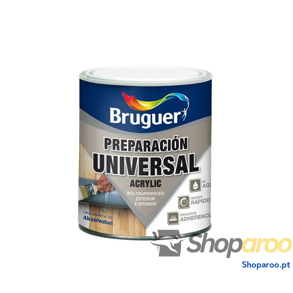Preparação de superfícies Bruguer 5120576  Universal Acrílico Impressão 250 ml Branco Mate