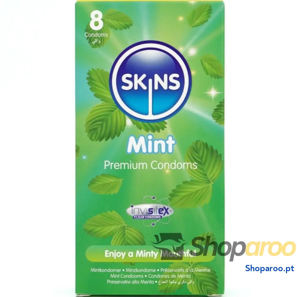 PRESERVATIVOS MINT PREMIUM PACOTE COM 8