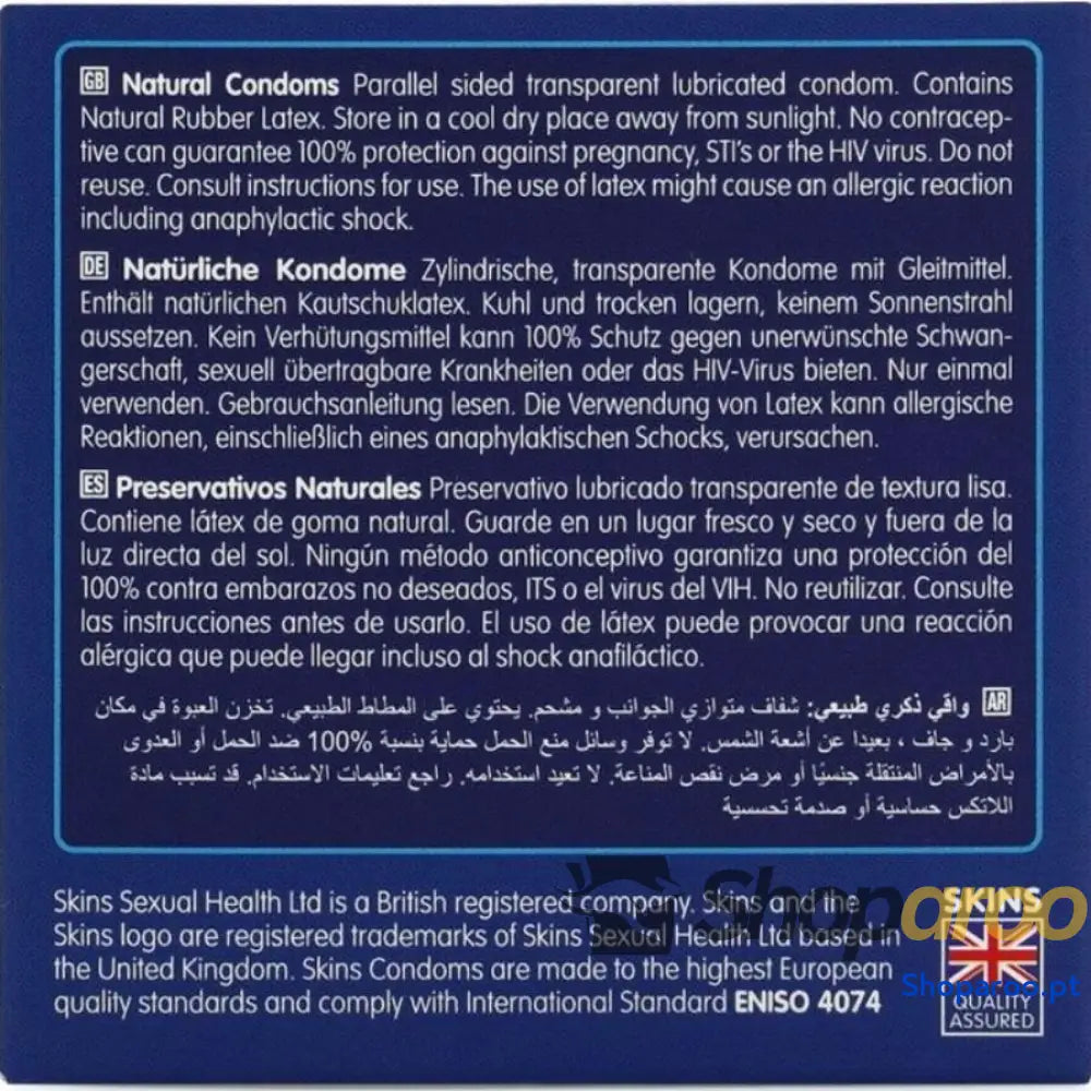 PRESERVATIVOS NATURAIS PREMIUM PACOTE 4