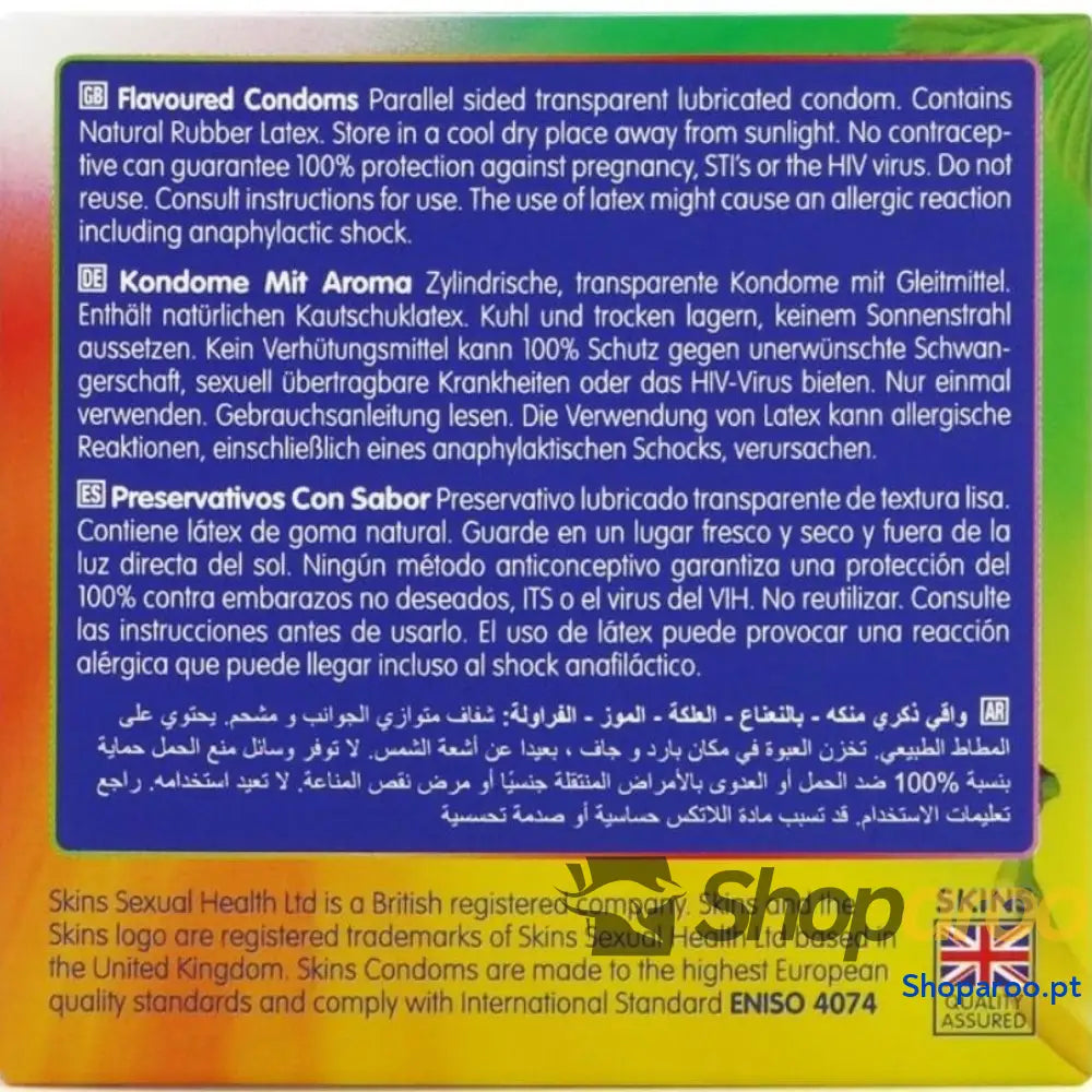 PRESERVATIVOS PREMIUM MULTI SABORES PACOTE 4