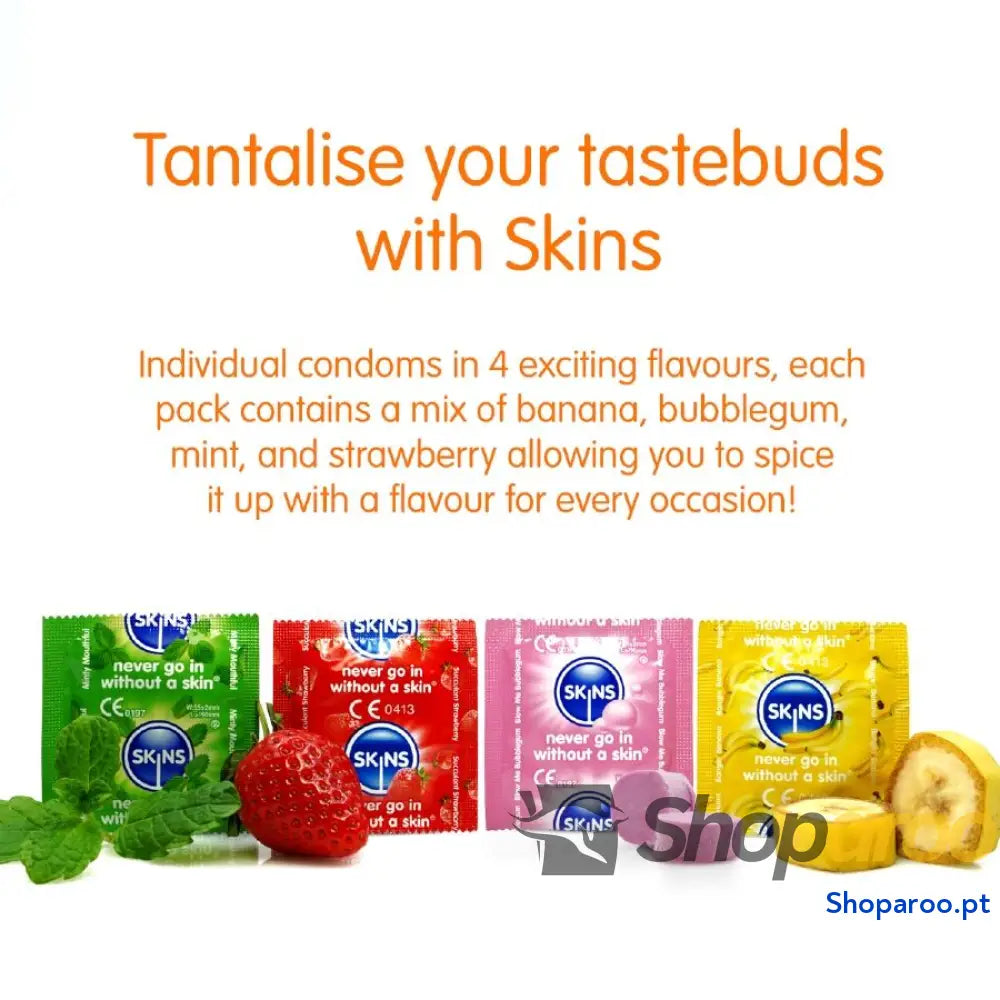 PRESERVATIVOS PREMIUM MULTI SABORES PACOTE 8