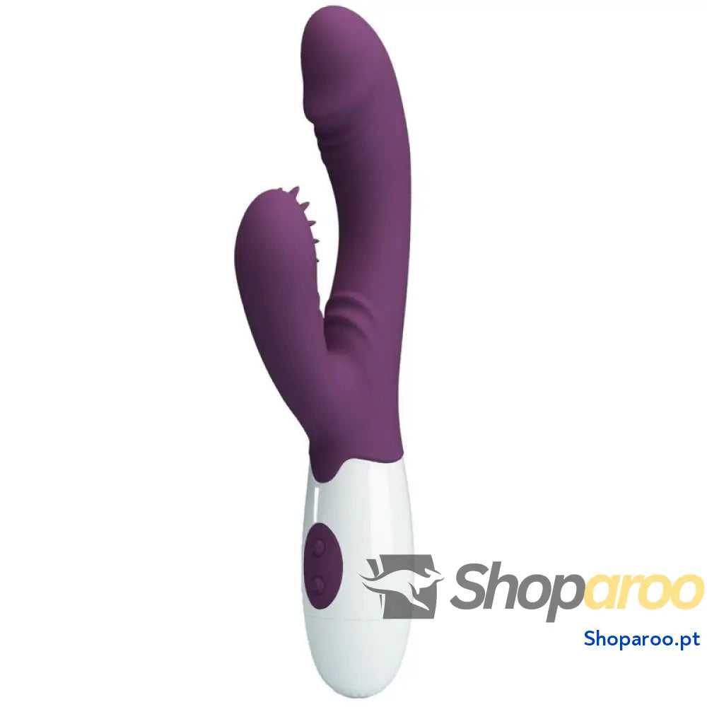 PRETTY LOVE - ANDRE VIBRADOR COELHO E ESTIMULADOR DE PONTO G ROXO