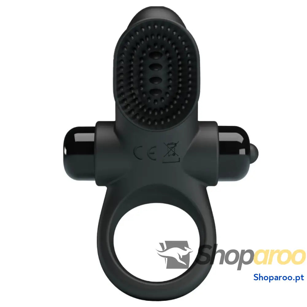 PRETTY LOVE - ANEL VIBRADOR II PARA O PÊNIS PRETO