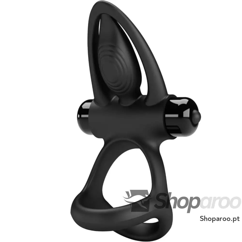 PRETTY LOVE - ANEL VIBRANTE 10 VIBRAÕES SILICONE PRETO