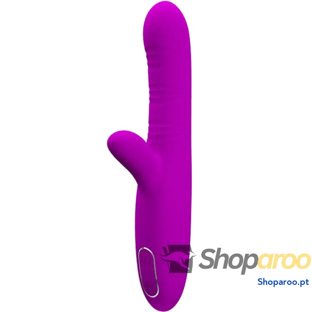 PRETTY LOVE - ANGELIQUE MULTIFUNÇÕES VIBRADOR + ESTIMULADOR DE CLITÓRIS ROXO
