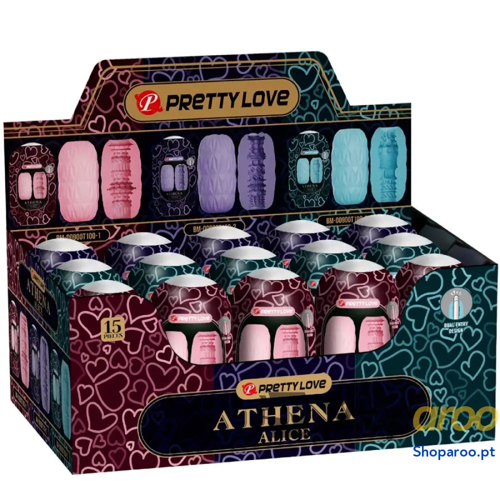 PRETTY LOVE - ATHENA ALICE PACK 15 MASTURBADORES MASCULINOS VARIOS