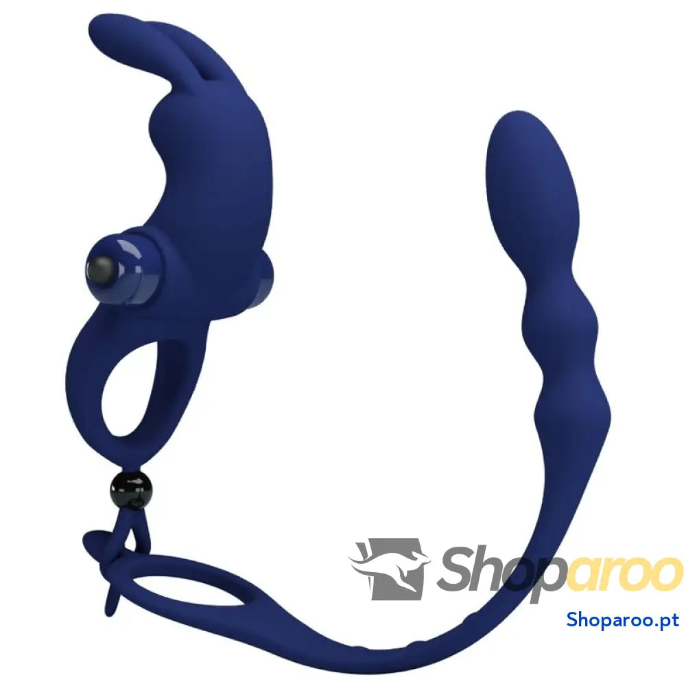 PRETTY LOVE - AYAD ANEL VIBRADOR COELHO COM PLUG AZUL