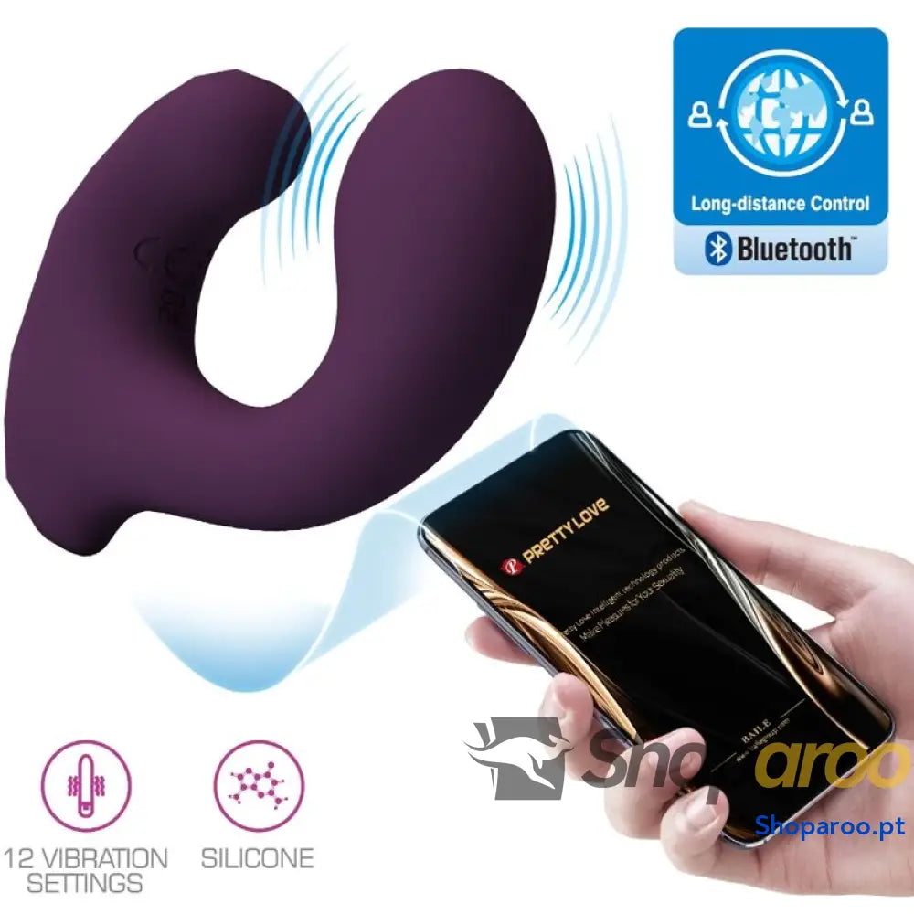 PRETTY LOVE - BILLY CONTROLE REMOTO VIBRATION ROXO APLICATIVO GRÁTIS