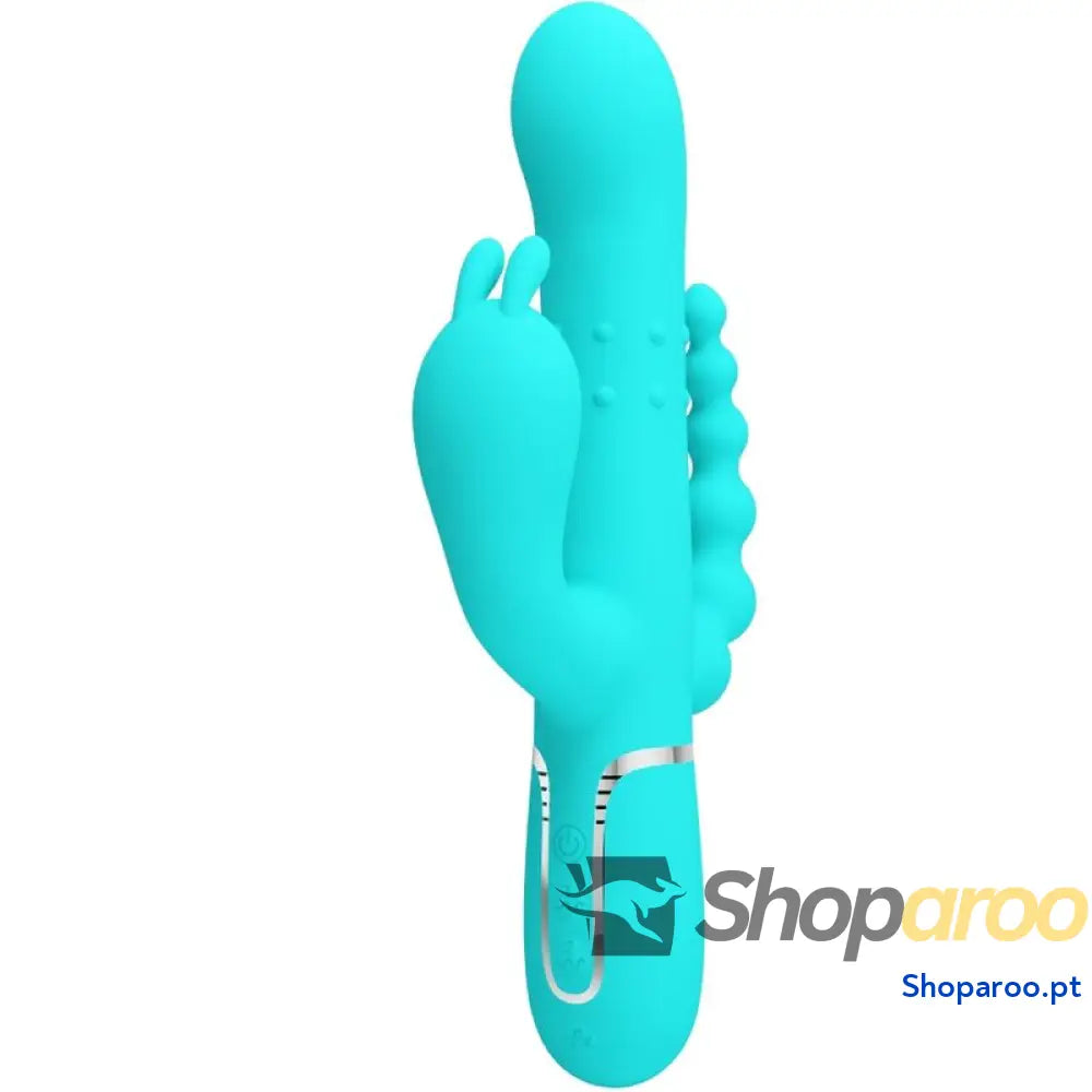 PRETTY LOVE - CAMMY 4 EM 1 MULTIFUNCIONAL TRIPPLE RABBIT VIBRADOR AZUL