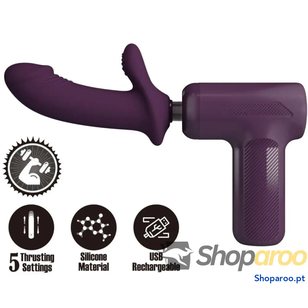 PRETTY LOVE DJ SCHOLAR MASSAGER 5 CONFIGURAÇÕES ROXO