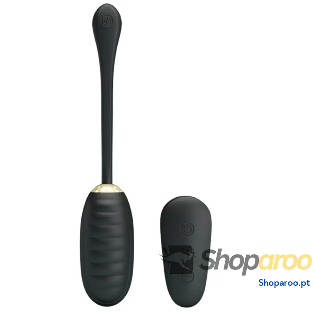 PRETTY LOVE DOREEN LUXURY RECARREGÁVEL VIBRADOR OVO PRETO CONTROLE REMOTO