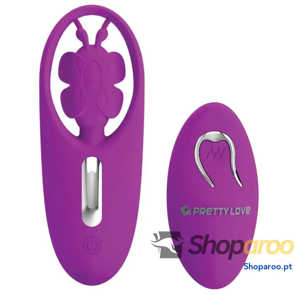 PRETTY LOVE - ESTIMULADOR DE BORBOLETA DANCING PARA CALAS COM CONTROLE REMOTO LILAC