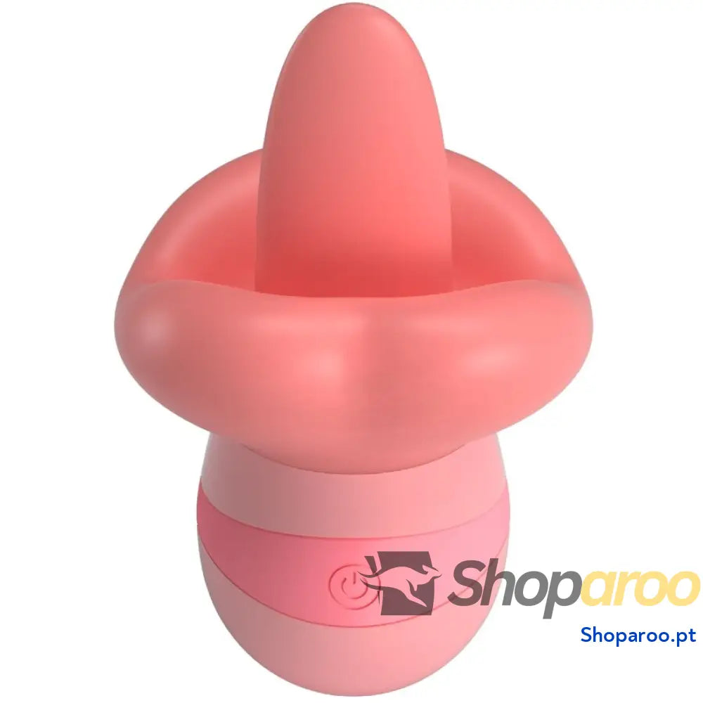 PRETTY LOVE ESTIMULADOR DE CLITÓRIS KYLEE TONGUE 10 VIBRAÇÕES ROSA NUDE