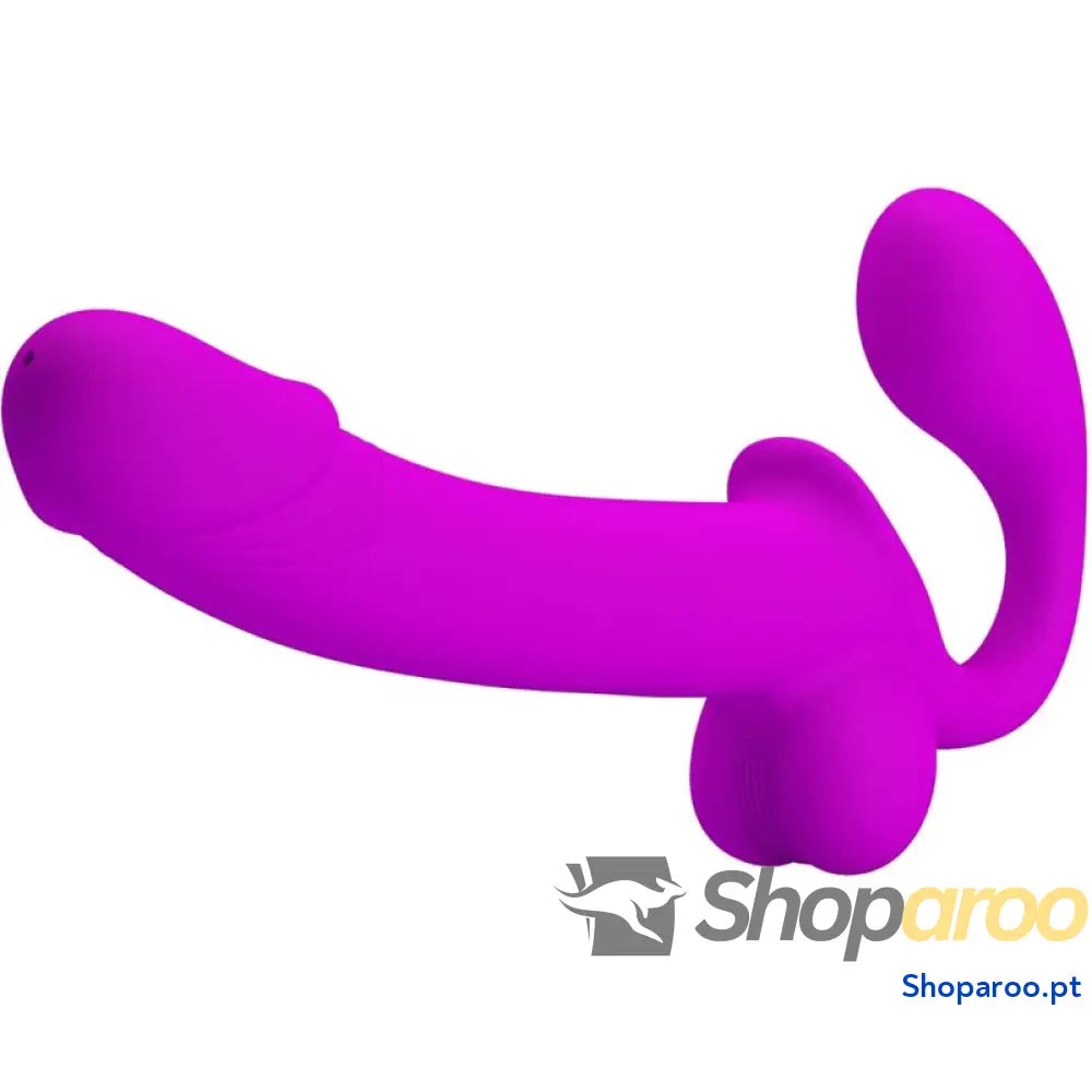 PRETTY LOVE ESTIMULADOR KELPIE DOUBLE STRAP ON ROXO