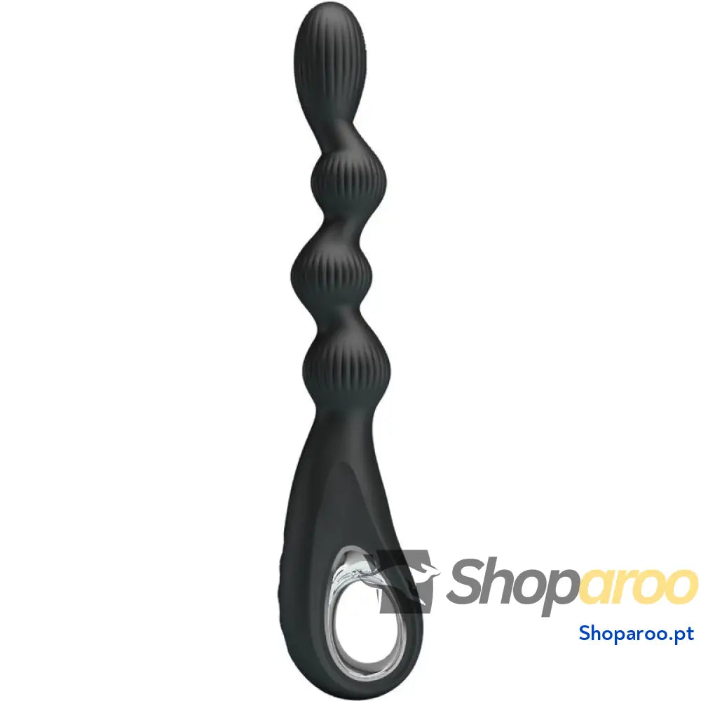 PRETTY LOVE - FEDERER VIBRADOR ANAL 12 VIBRAÇÕES PRETO