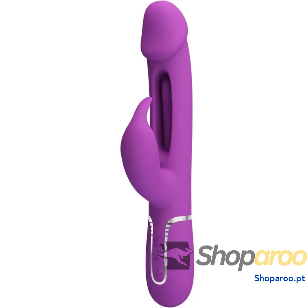 PRETTY LOVE - KAMPAS 3 EM 1 MULTIFUNCIONAL COELHO VIBRADOR ROXO
