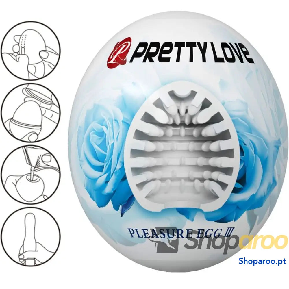 PRETTY LOVE - MASTURBADOR MASCULINO CLARINHA DE OVO