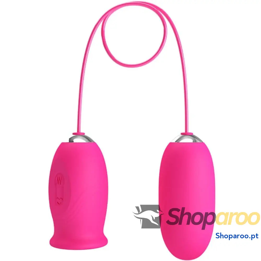 PRETTY LOVE OVO VIBRADOR DAISY + LÍNGUA ESTIMULANTE DE CLITÓRIS ROSA
