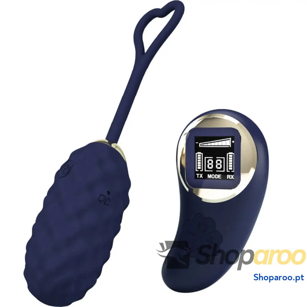 PRETTY LOVE OVO VIBRATÓRIO DE CONTROLE REMOTO VIVIAN BLUE