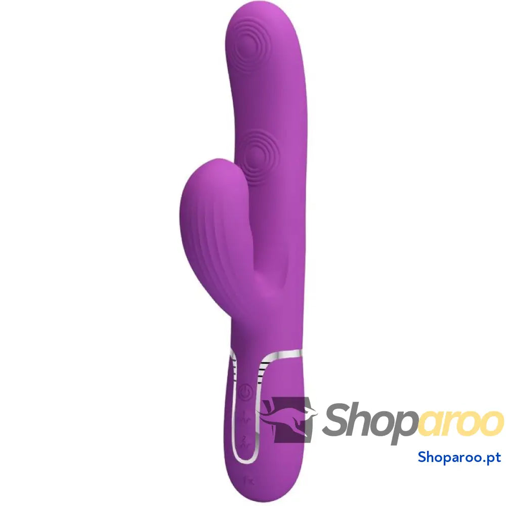 PRETTY LOVE - PERLITA 3 EM 1 MULTIFUNCIONAL COELHO VIBRADOR ROXO