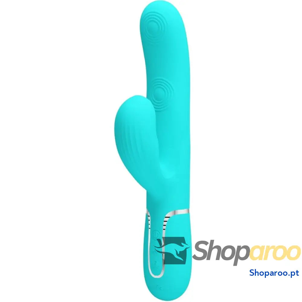 PRETTY LOVE - PERLITA MULTIFUNO 3 EM 1 VIBRADOR G-SPOT AQUA VERDE