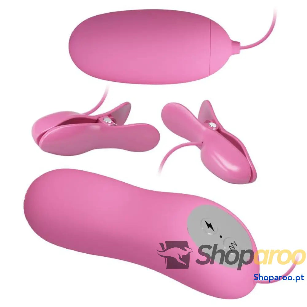 PRETTY LOVE - PINA COM VIBRAO E ELETROSHOCK ROSA