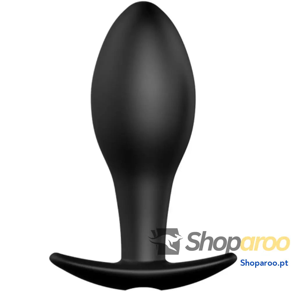 PRETTY LOVE - PLUG ANAL NCORA FORMA SILICONE 12 MODOS DE VIBRAO PRETO