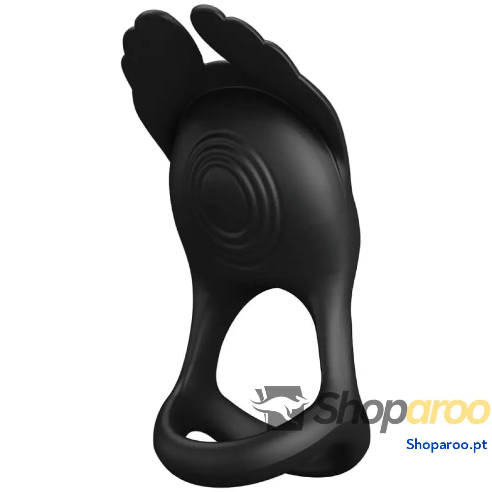 PRETTY LOVE - SILAS ANEL PARA PÊNIS VIBRANTE 7 VIBRAÕES SILICONE PRETO