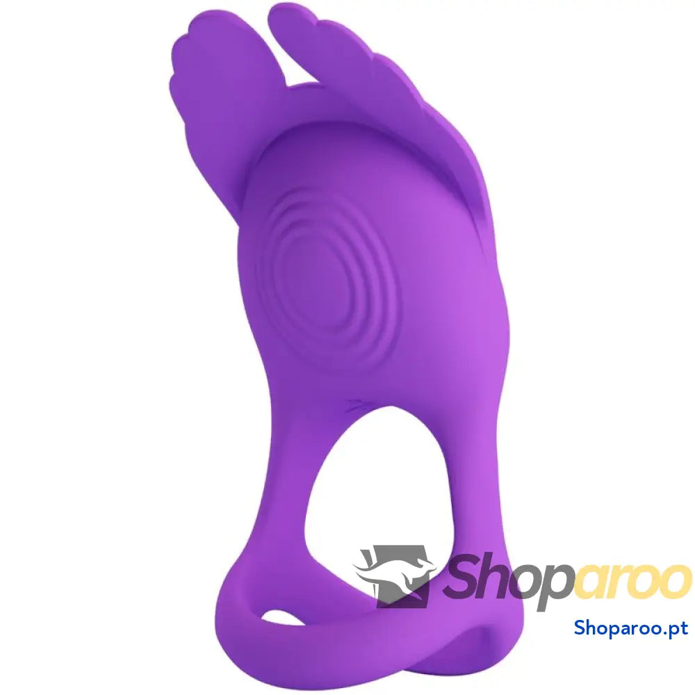 PRETTY LOVE - SILAS ANEL PARA PÊNIS VIBRANTE 7 VIBRAÕES SILICONE ROXO