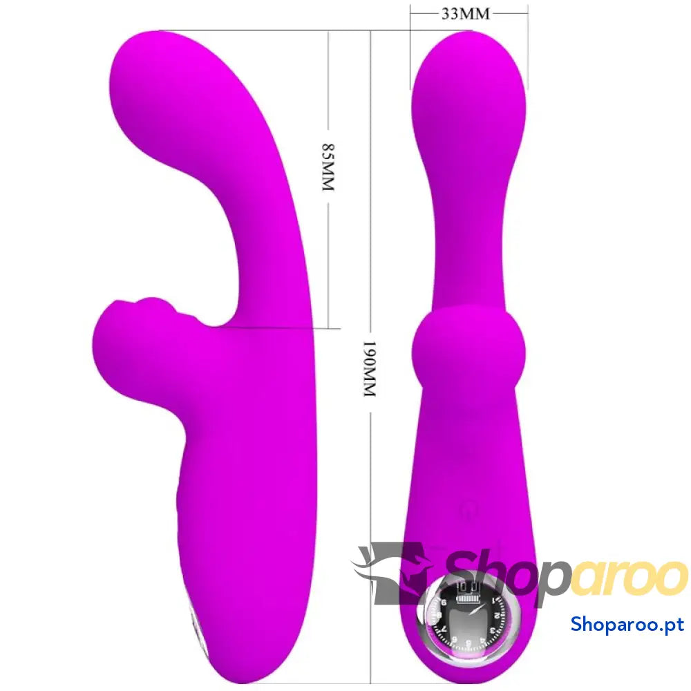 PRETTY LOVE - SKYLAR VIBRADOR ESTIMULADOR ROXO