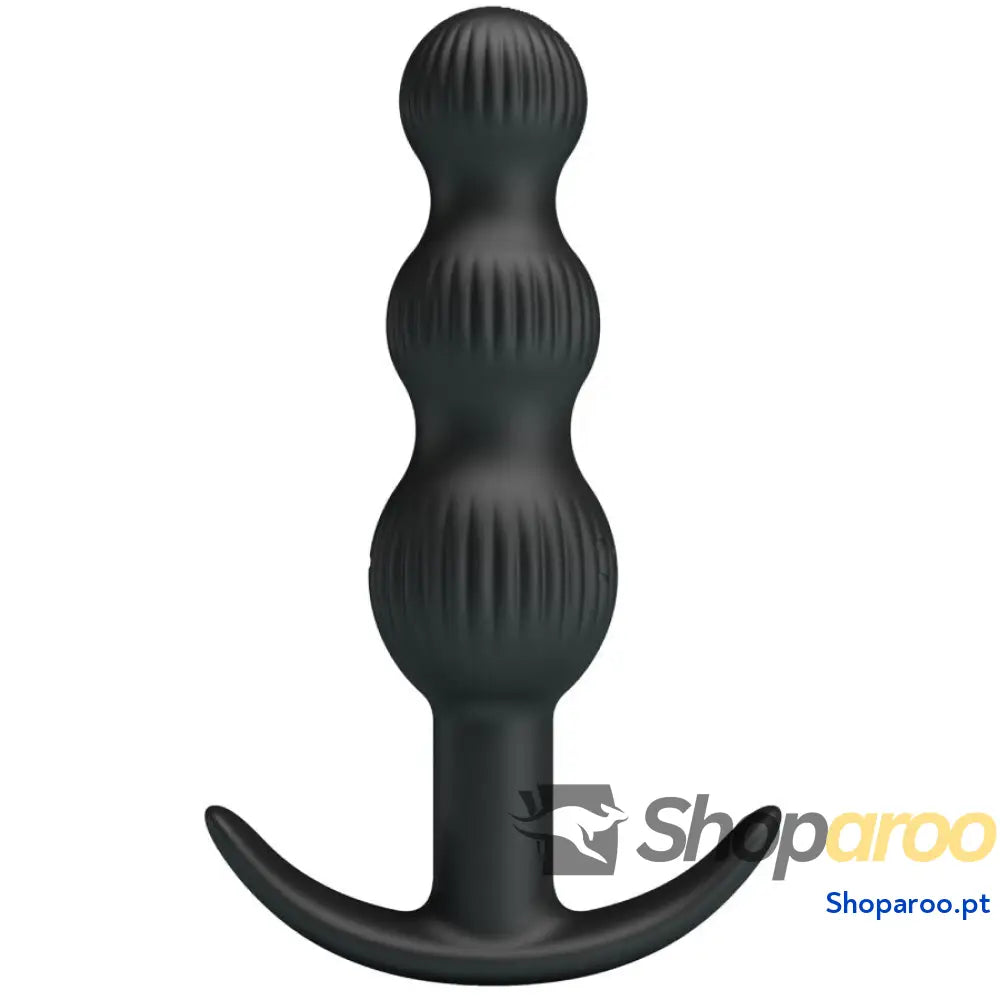 PRETTY LOVE - VIBRADOR ANAL SIDNEY 10 VIBRAÇÕES PRETO