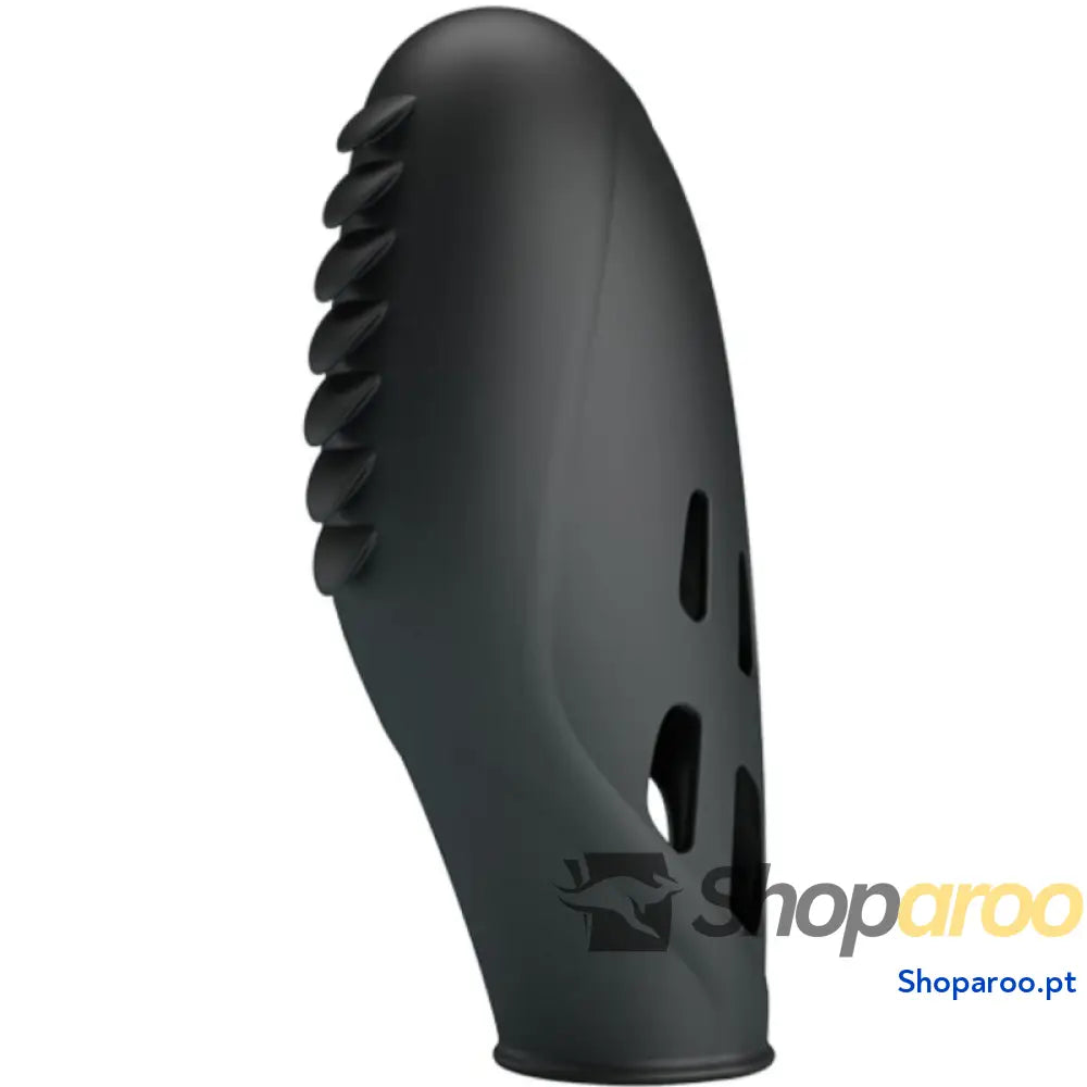 PRETTY LOVE - VIBRADOR DE DEDO DE SILICONE GILO PRETO