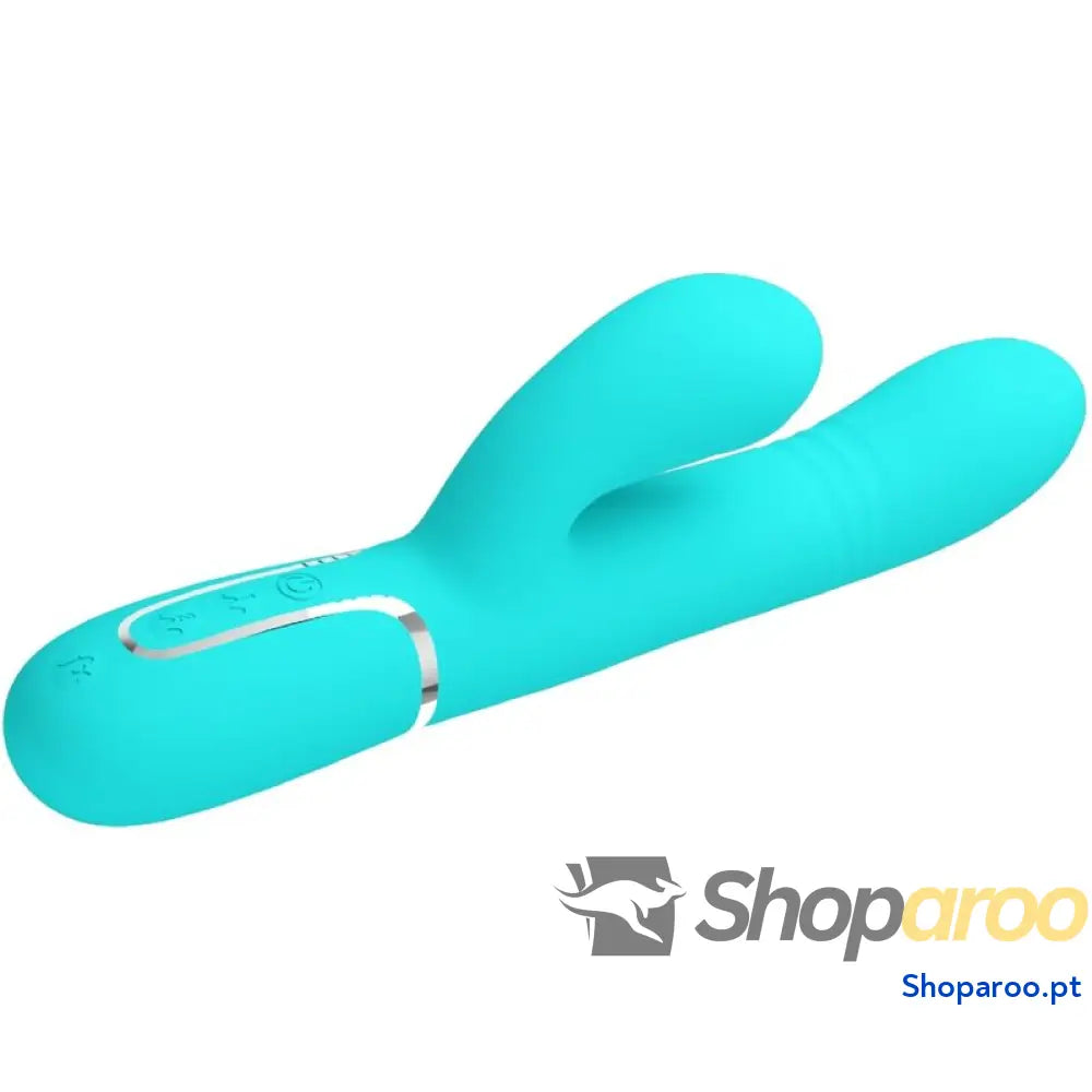 PRETTY LOVE - VIBRADOR MULTIFUNÇÃO G-SPOT AQUA VERDE