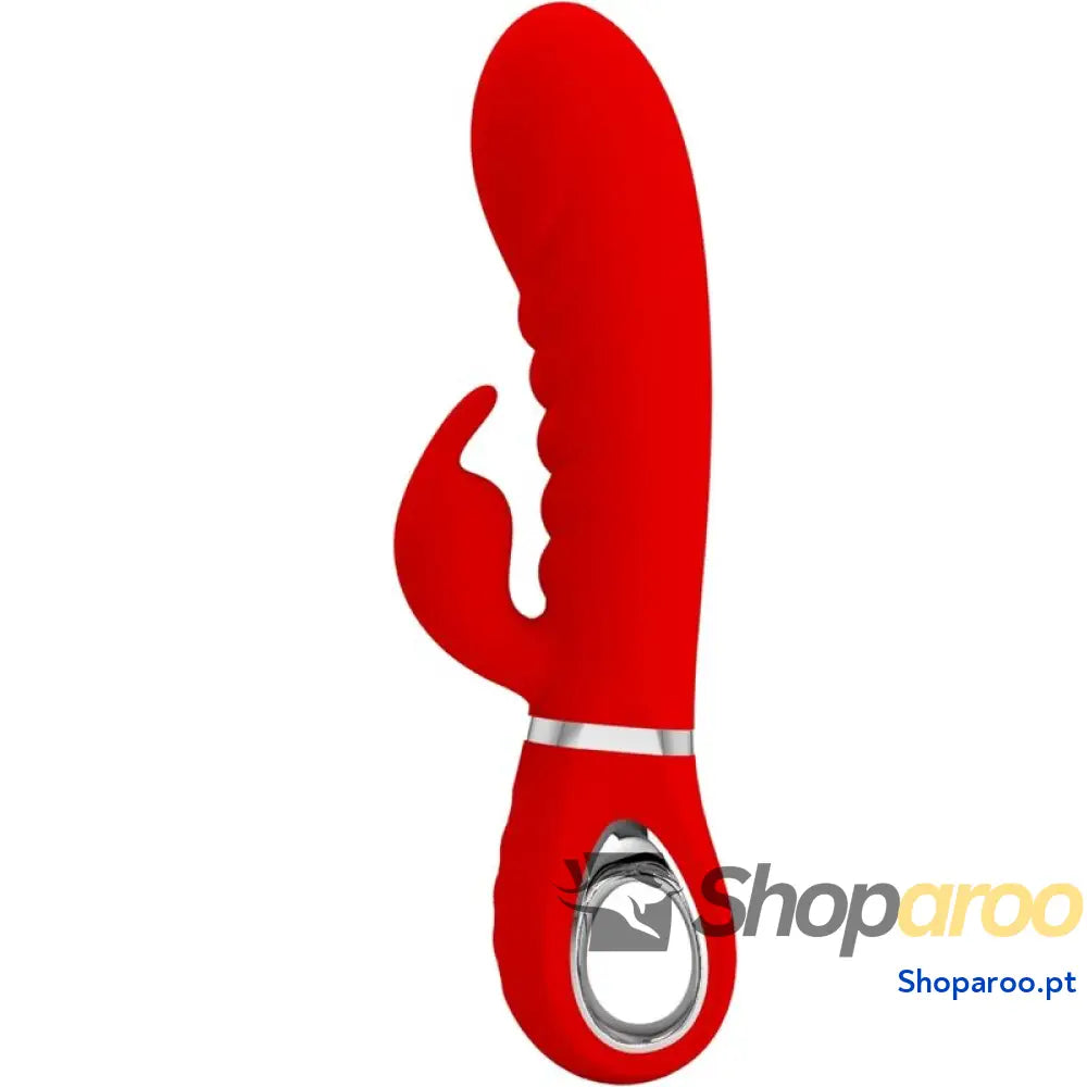 PRETTY LOVE - VIBRADOR PRESCOTT MULTIFUNO G-SPOT VERMELHO