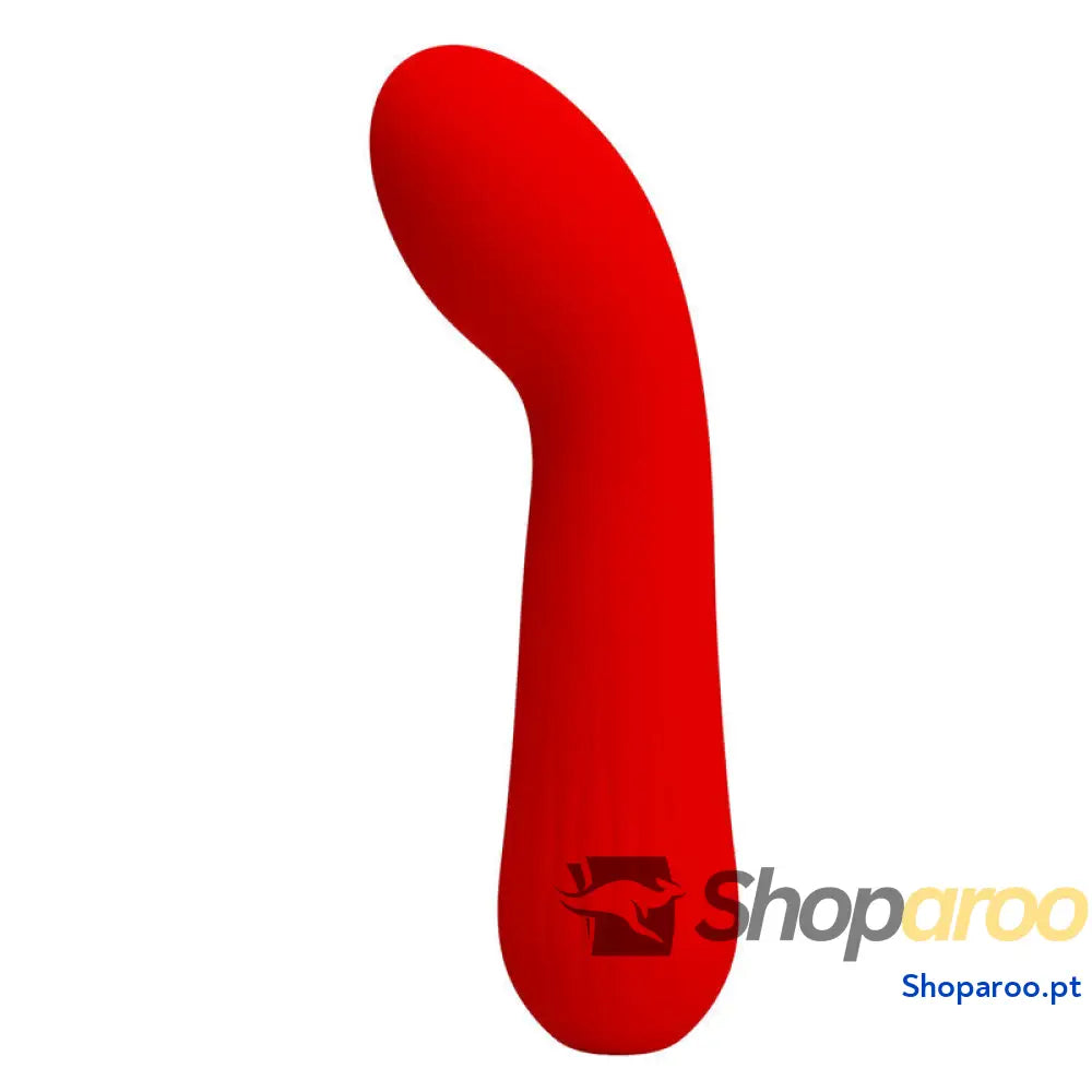 PRETTY LOVE - VIBRADOR RECARREGVEL FAUN VERMELHO