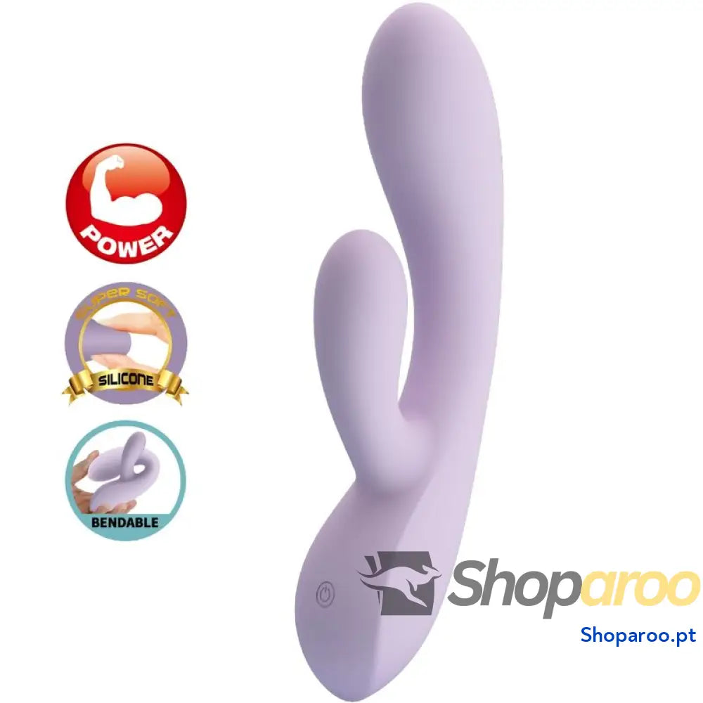PRETTY LOVE - VIBRADOR ROSOLYN RABBIT 10 VIBRAÇÕES ROXO