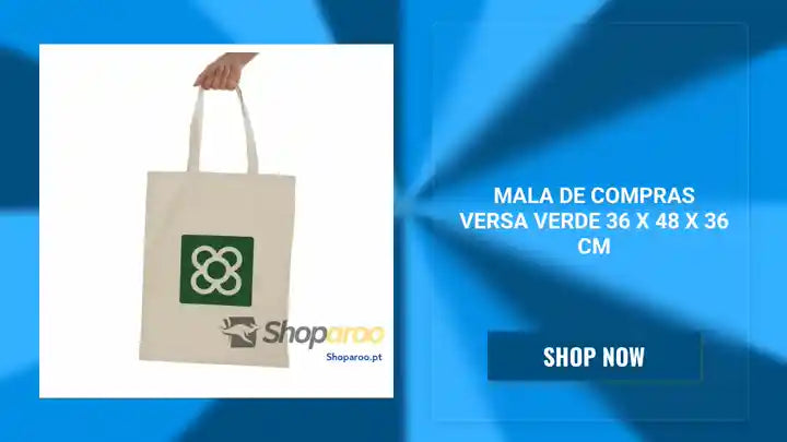 Mala de Compras Versa Verde 36 x 48 x 36 cm by@Outfy