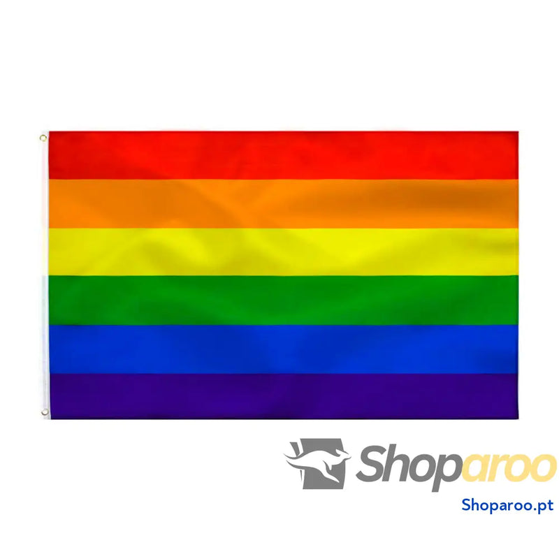 PRIDE BANDEIRA ARCO ÍRIS 90 X 150 CM