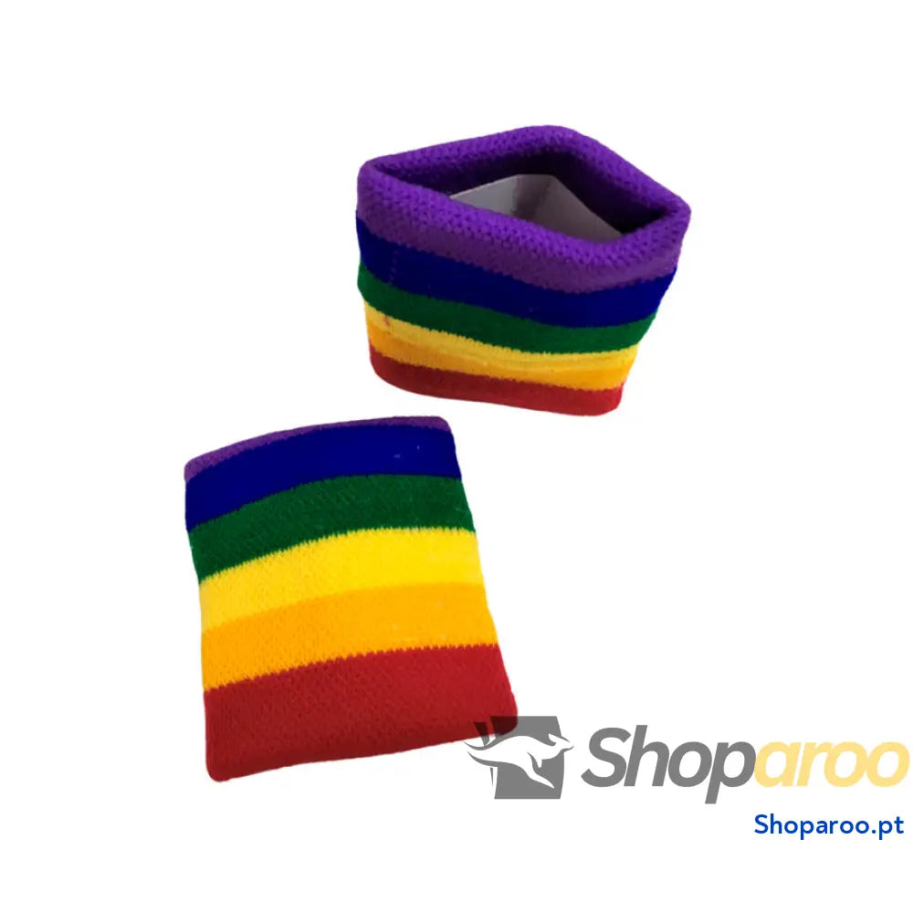 PRIDE - CARTEIRA RETANGULAR COM BANDEIRA DO ARCO-ÍRIS