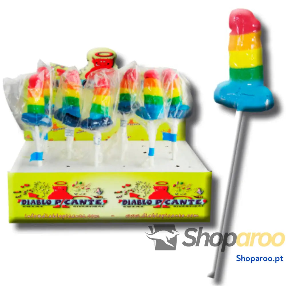 PRIDE - GUMMY LOLLIPOP PÊNIS LGBT