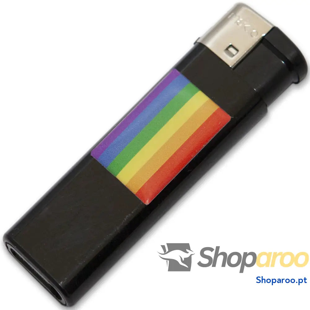 PRIDE - PRETO MAIS CLARO COM BANDEIRA LGBT
