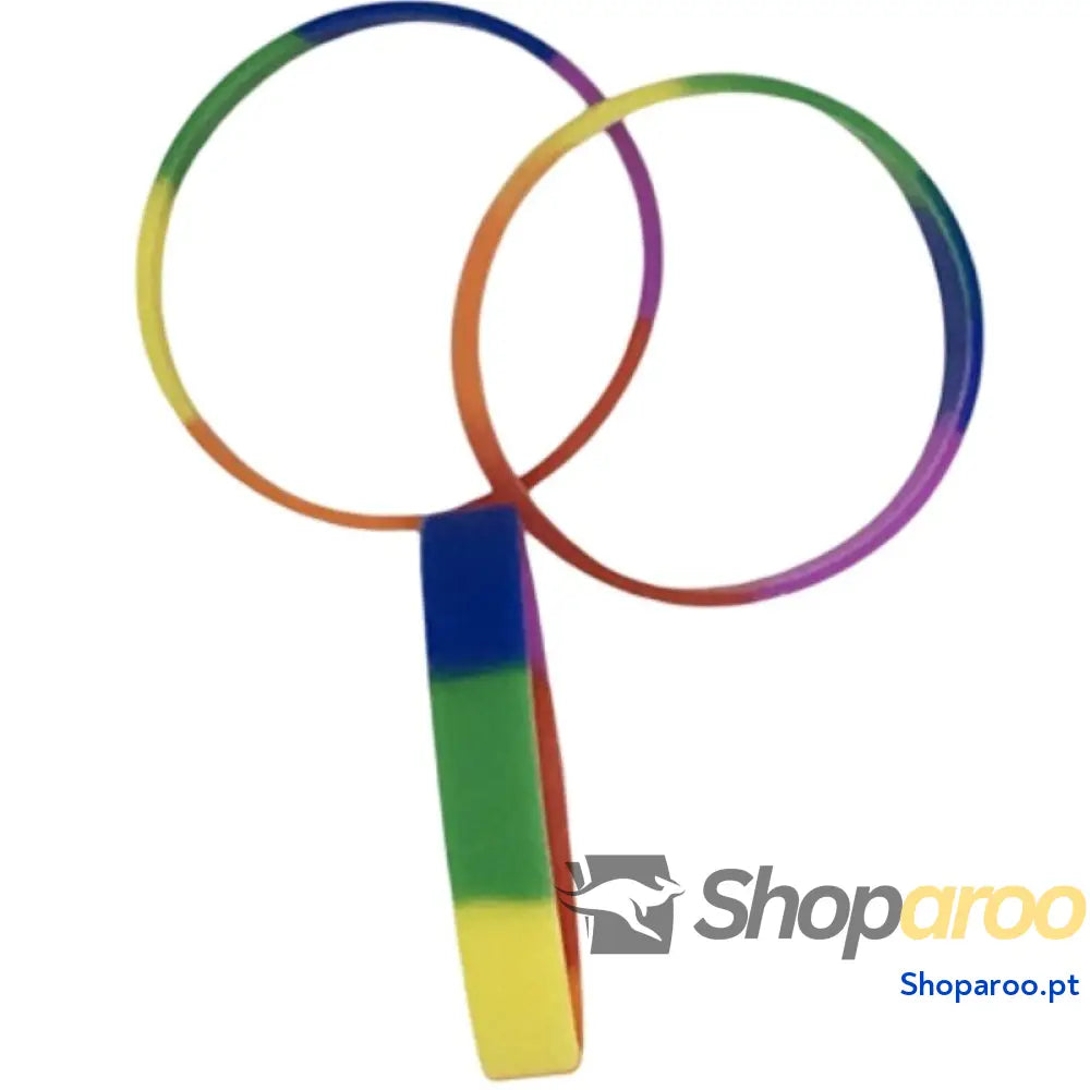 PRIDE - PULSEIRA DE SILICONE BANDEIRA LGBT