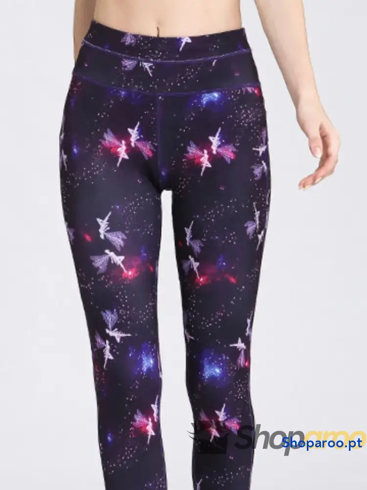 Printed Active High Waist Leggings