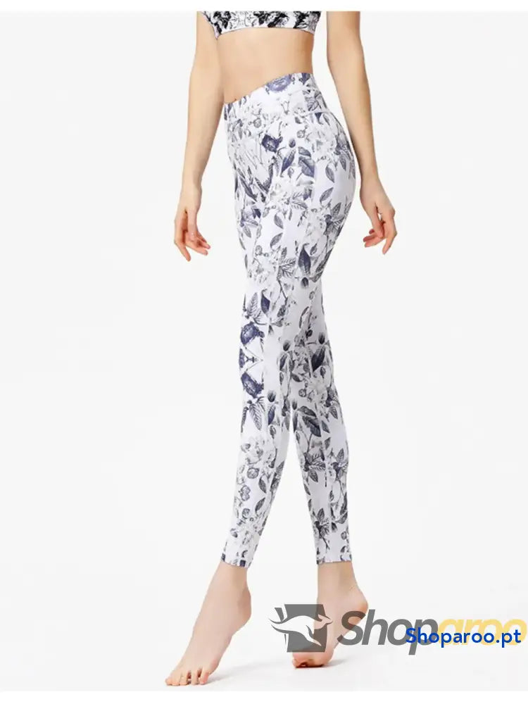 Printed Active High Waist Leggings